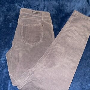 LC Lauren Conrad Gray Skinny Corduroy pants